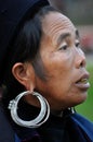 A woman from Black Hmong tribe in Sapa, Vietnam
